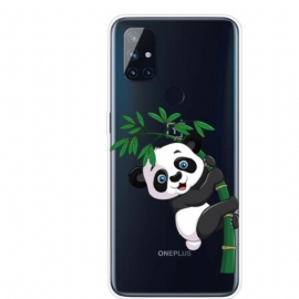 Deksel Til OnePlus Nord N10 Sømløs Panda På Bambus