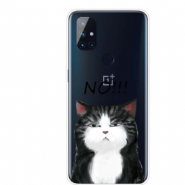 Deksel Til OnePlus Nord N100 Katten Som Sier Nei