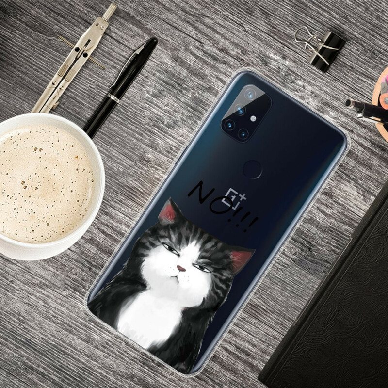 Deksel Til OnePlus Nord N100 Katten Som Sier Nei