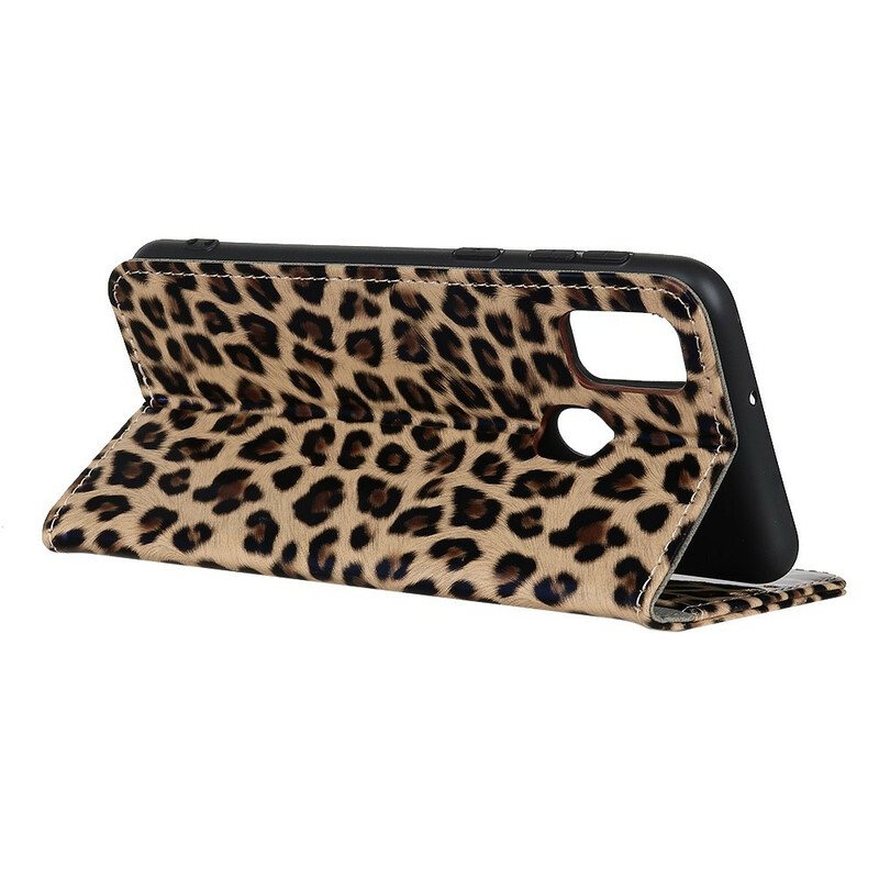 Folio Deksel Til OnePlus Nord N100 Leopard