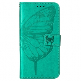 Folio Deksel Til OnePlus Nord N100 Med Kjede Strappy Butterfly Design