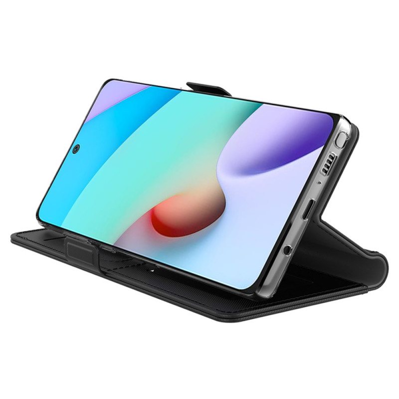 Folio Deksel Xiaomi Redmi Note 13 Pro Plus 5g Speil Og Fremre Kortholder