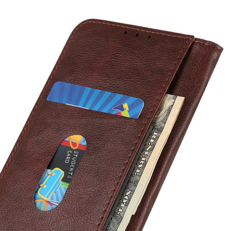 Beskyttelse Deksel Til Samsung Galaxy S20 FE Folio Deksel Klassisk Split Litchi Leather