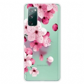 Deksel Til Samsung Galaxy S20 FE Små Rosa Blomster