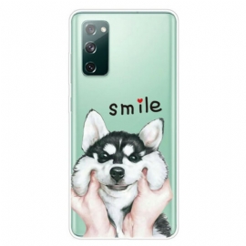 Deksel Til Samsung Galaxy S20 FE Smil Hund