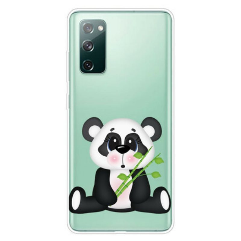 Deksel Til Samsung Galaxy S20 FE Sømløs Sad Panda