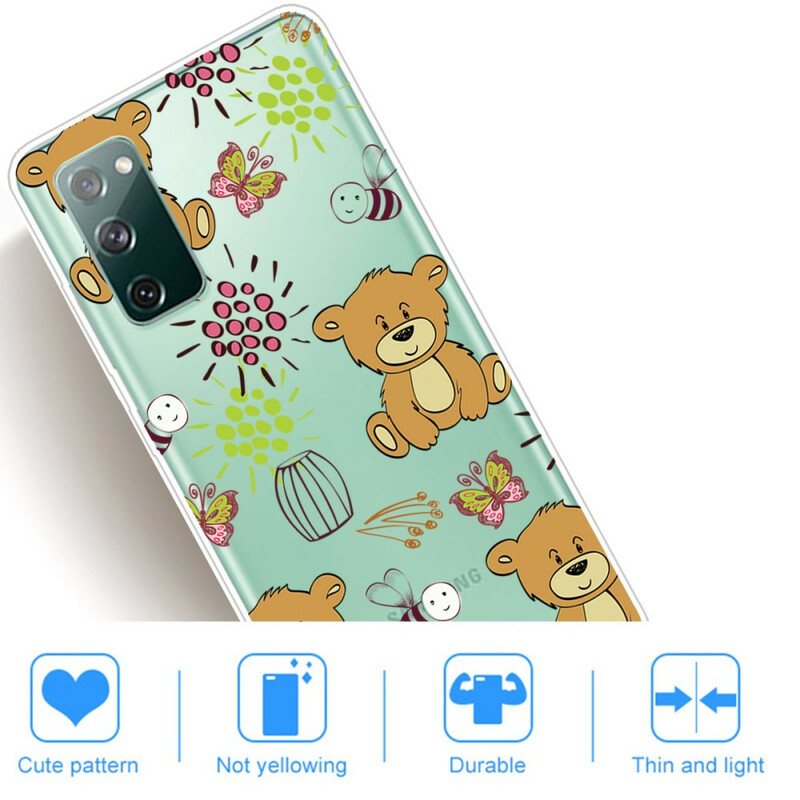 Deksel Til Samsung Galaxy S20 FE Teddy Bears Topp