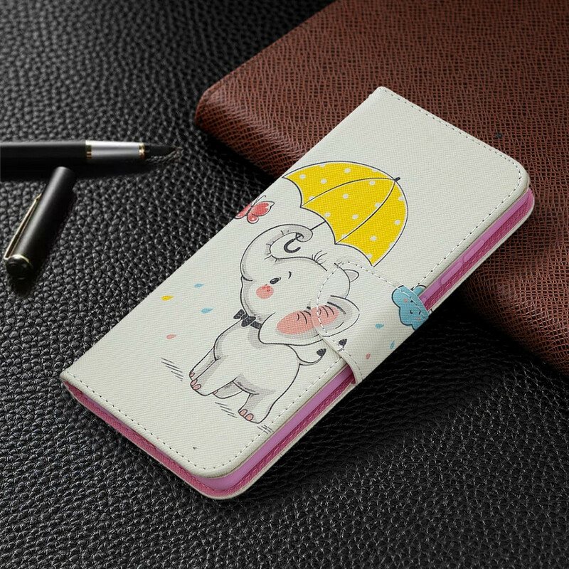 Folio Deksel Til Samsung Galaxy S20 FE Baby Elefant