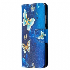 Folio Deksel Til Samsung Galaxy S20 FE Butterflies Kings