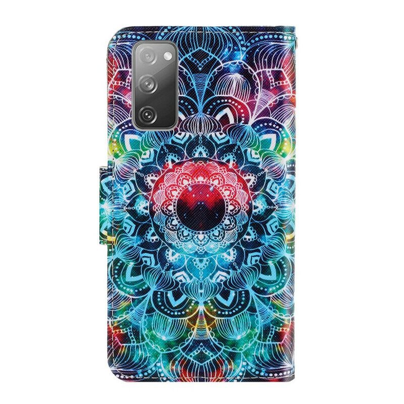 Folio Deksel Til Samsung Galaxy S20 FE Mandala I Himmelen