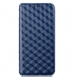 Beskyttelse Deksel Til Oppo Reno 8 Pro Folio Deksel 3d Cube Leather Effect