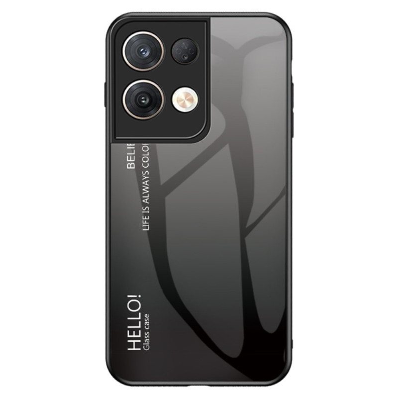 Deksel Til Oppo Reno 8 Pro Herdet Glass Hei