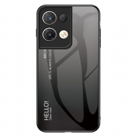 Deksel Til Oppo Reno 8 Pro Herdet Glass Hei