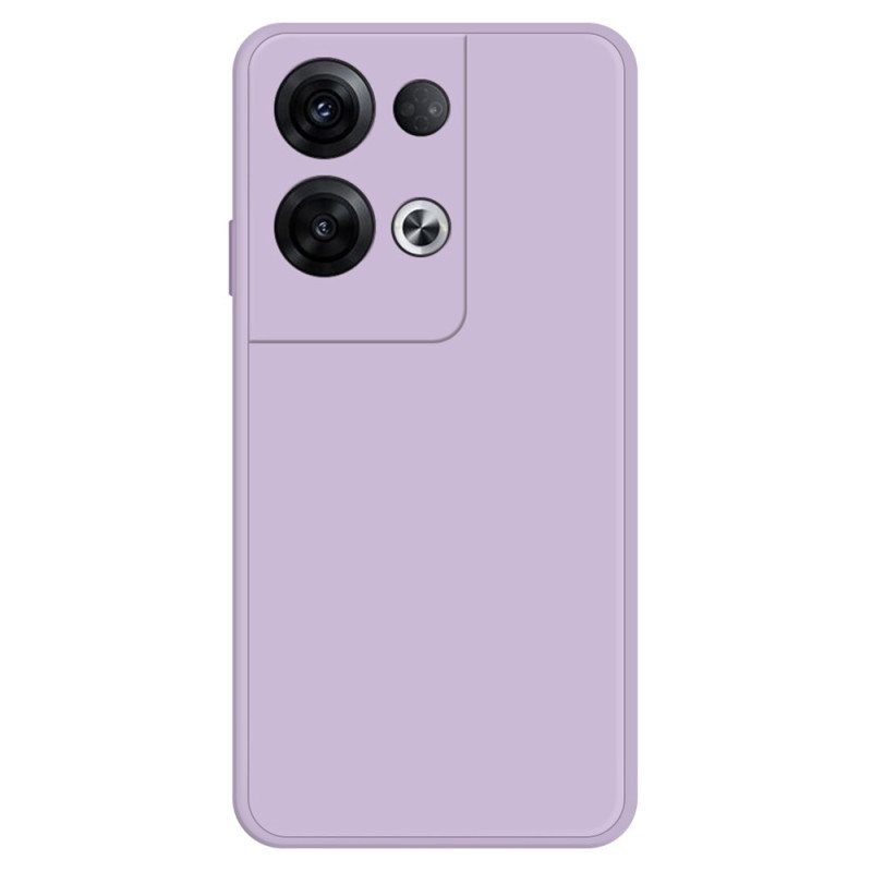 Deksel Til Oppo Reno 8 Pro Silikon Mikrofiber Interiør