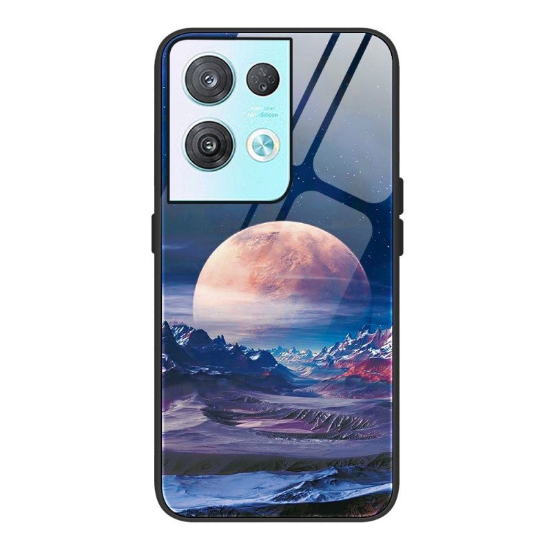 Deksel Til Oppo Reno 8 Pro Space Herdet Glass