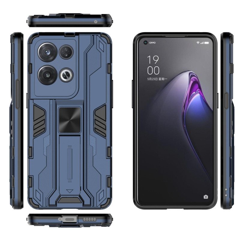 Deksel Til Oppo Reno 8 Pro Vertikal Og Horisontal Avtakbar Støtte