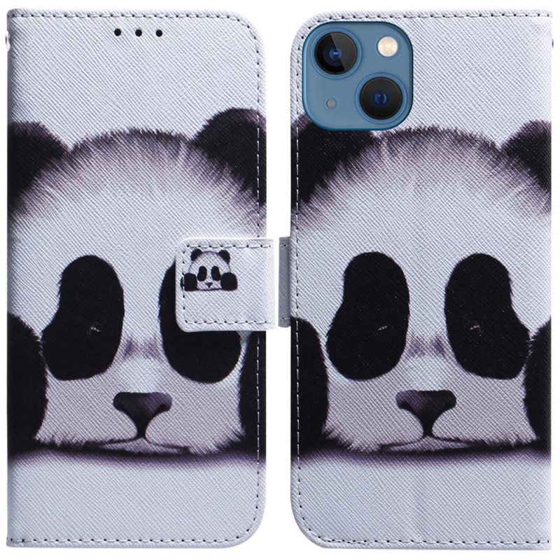 Folio Deksel Til iPhone 15 Panda