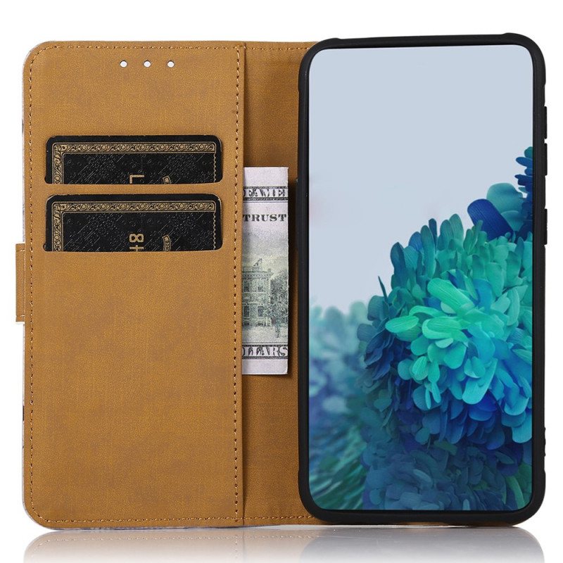 Folio Deksel Til Samsung Galaxy A03 Heftig Tiger