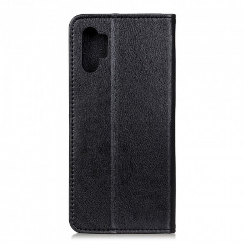 Beskyttelse Deksel Til Samsung Galaxy A32 Folio Deksel Elegance Split Litchi Leather