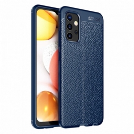 Deksel Til Samsung Galaxy A32 Dobbel Linje Litchi Leather Effect