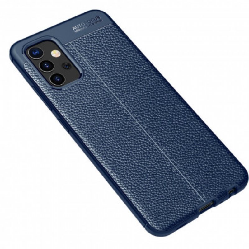 Deksel Til Samsung Galaxy A32 Dobbel Linje Litchi Leather Effect