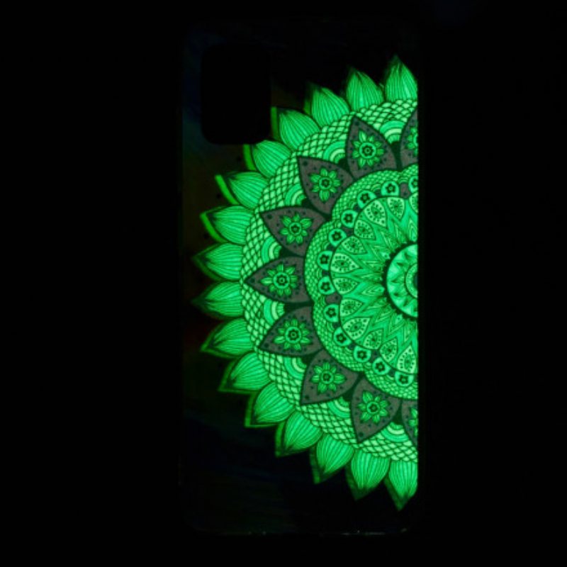 Deksel Til Samsung Galaxy A32 Fluorescerende Fargerik Mandala