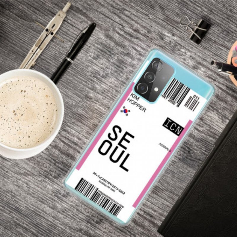 Deksel Til Samsung Galaxy A32 Seoul Boarding Pass