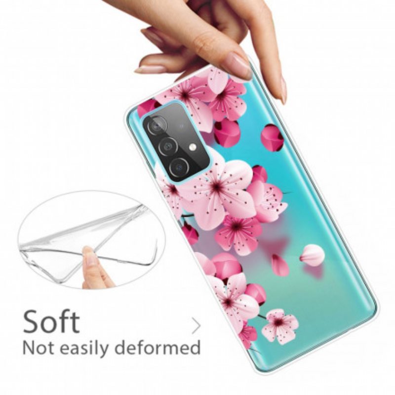 Deksel Til Samsung Galaxy A32 Små Rosa Blomster