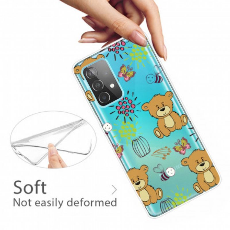 Deksel Til Samsung Galaxy A32 Teddy Bears Topp