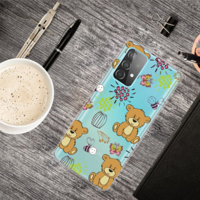 Deksel Til Samsung Galaxy A32 Teddy Bears Topp