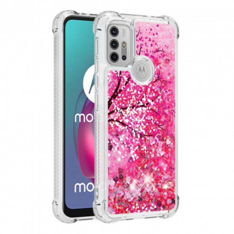 Deksel Til Moto G30 / G10 Glittertre