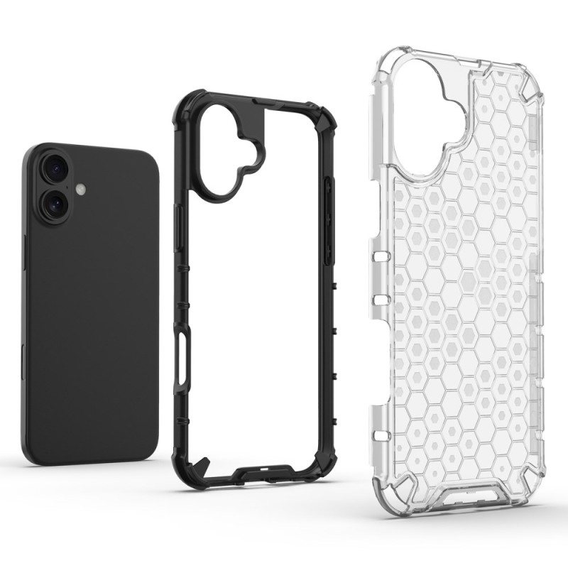 Deksel iPhone 16 Mobildeksel Honeycomb