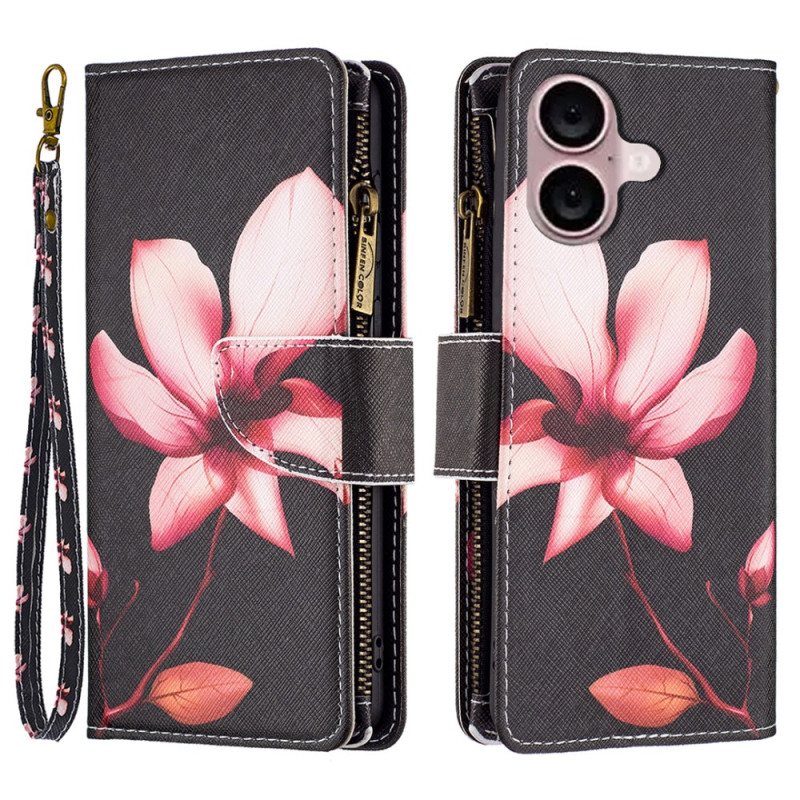 Folio Deksel iPhone 16 Lotus Wallet