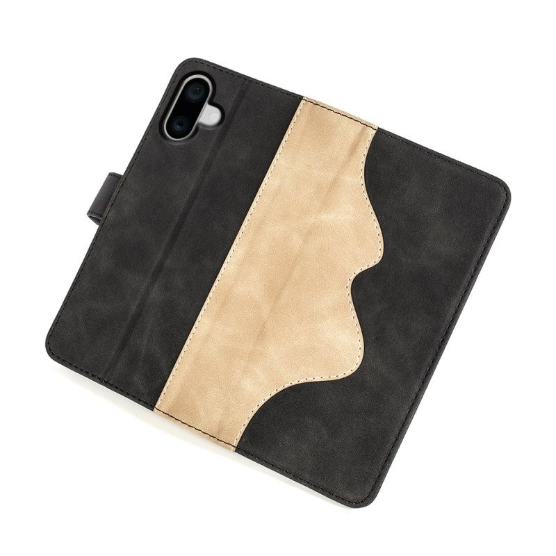 Folio Deksel iPhone 16 Tofarget Design