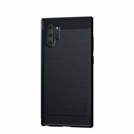 Deksel Til Samsung Galaxy Note 10 Plus Mofi Børstet Karbonfiber