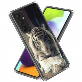 Deksel Samsung Galaxy A55 5g Hvit Tiger