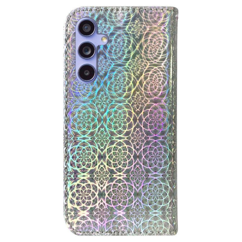 Folio Deksel Til Samsung Galaxy A55 5g Strappy Disco Style