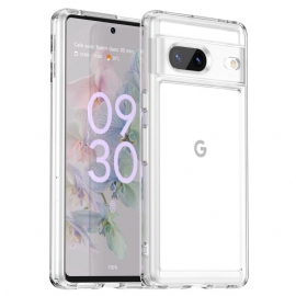 Deksel Til Google Pixel 7 Transparent Candy Series