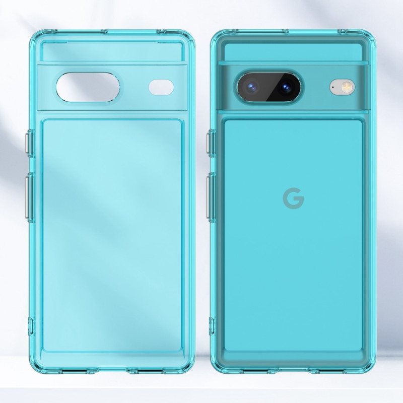 Deksel Til Google Pixel 7 Transparent Candy Series