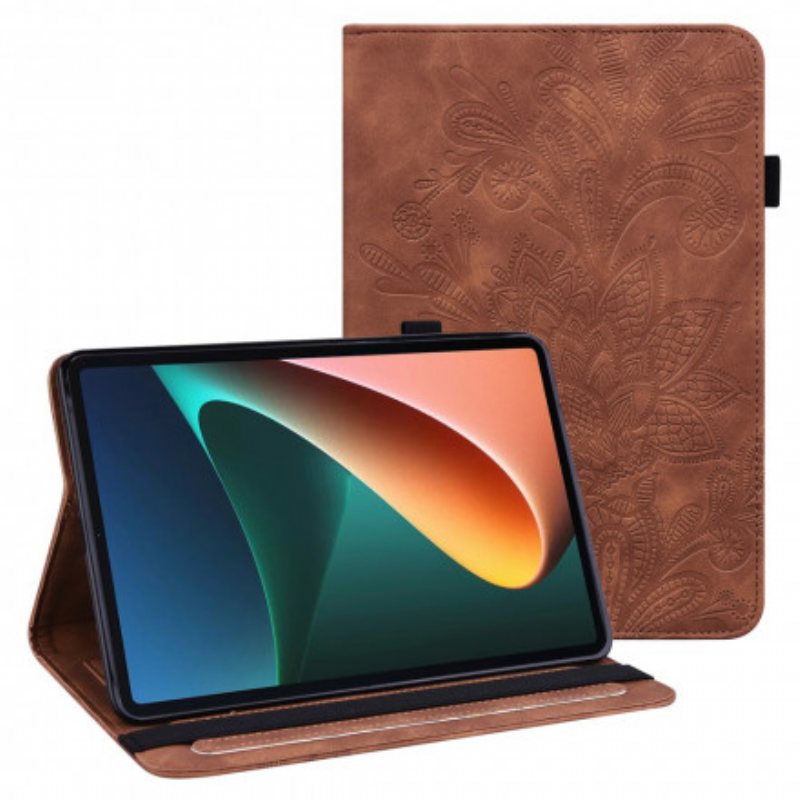 Etui Til Xiaomi Pad 5 Blomsterdesign