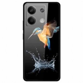 Deksel Xiaomi Redmi Note 13 5g Kronet Fugl Av Herdet Glass Beskyttelse Deksel