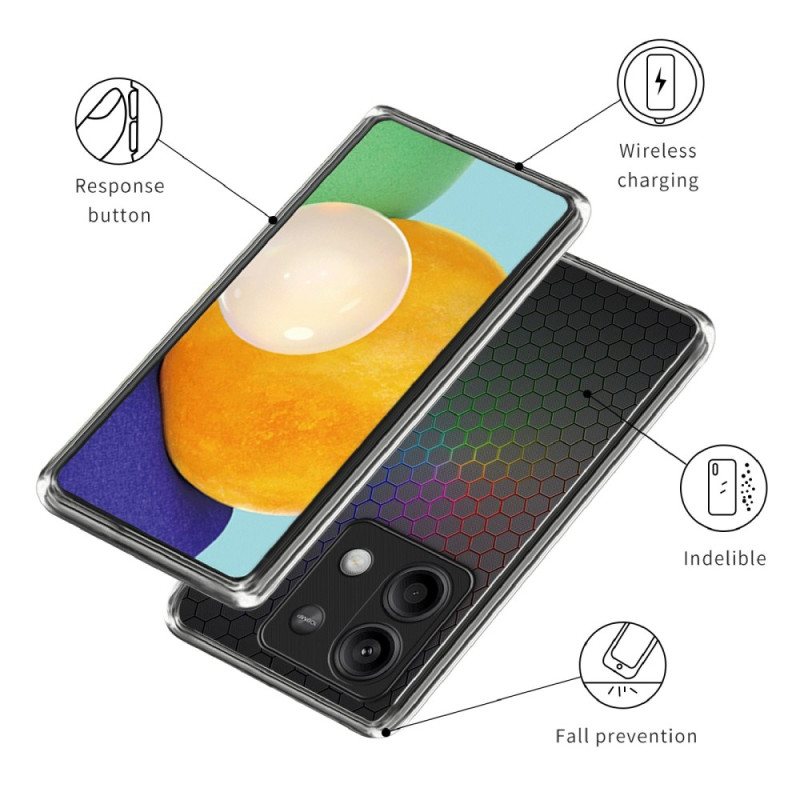 Deksel Xiaomi Redmi Note 13 5g Mobildeksel Fargede Alveoler