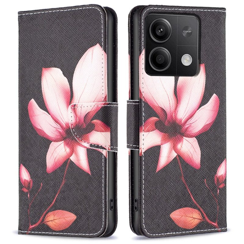 Folio Deksel Xiaomi Redmi Note 13 5g Lotus