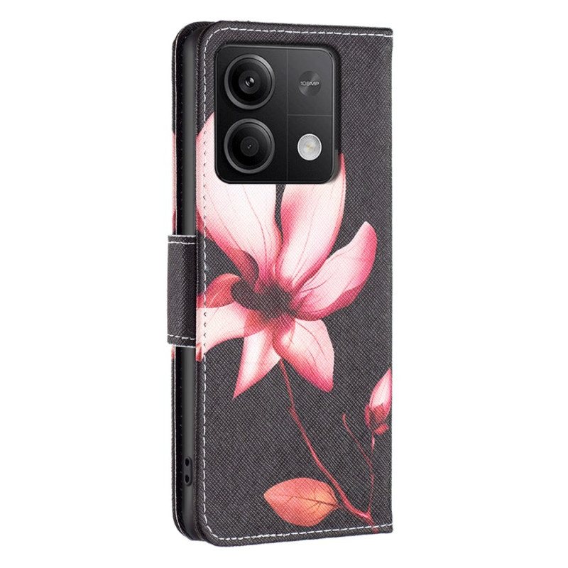 Folio Deksel Xiaomi Redmi Note 13 5g Lotus