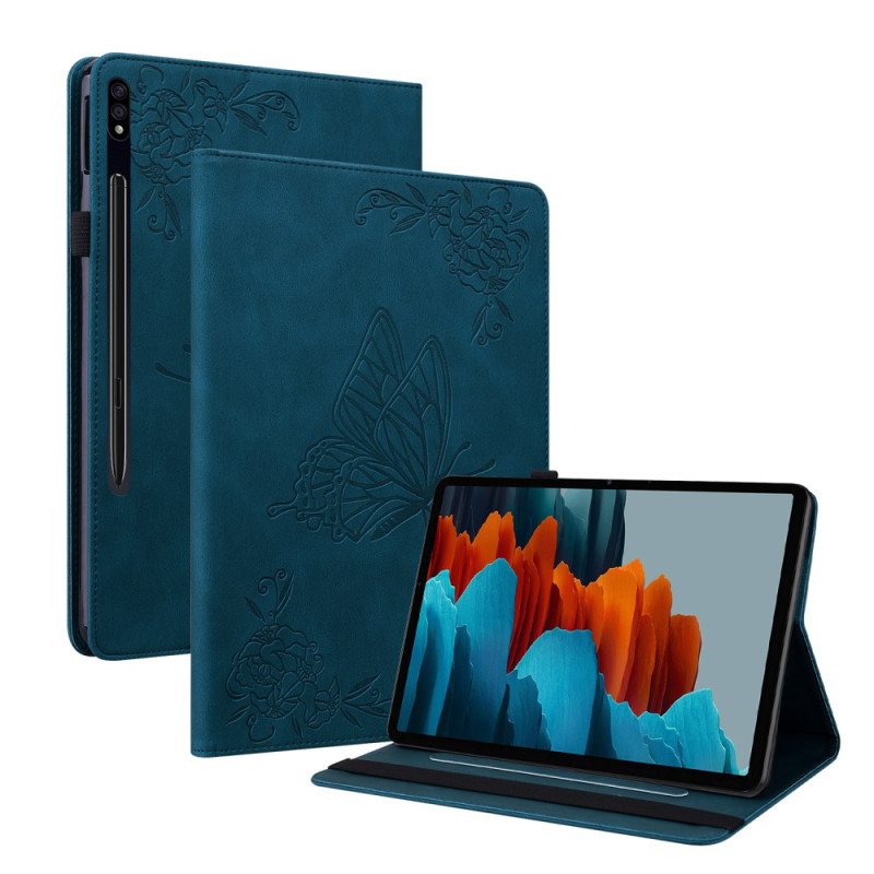 Case Etui Samsung Galaxy Tab S9 Plus Mobildeksel Sommerfugl