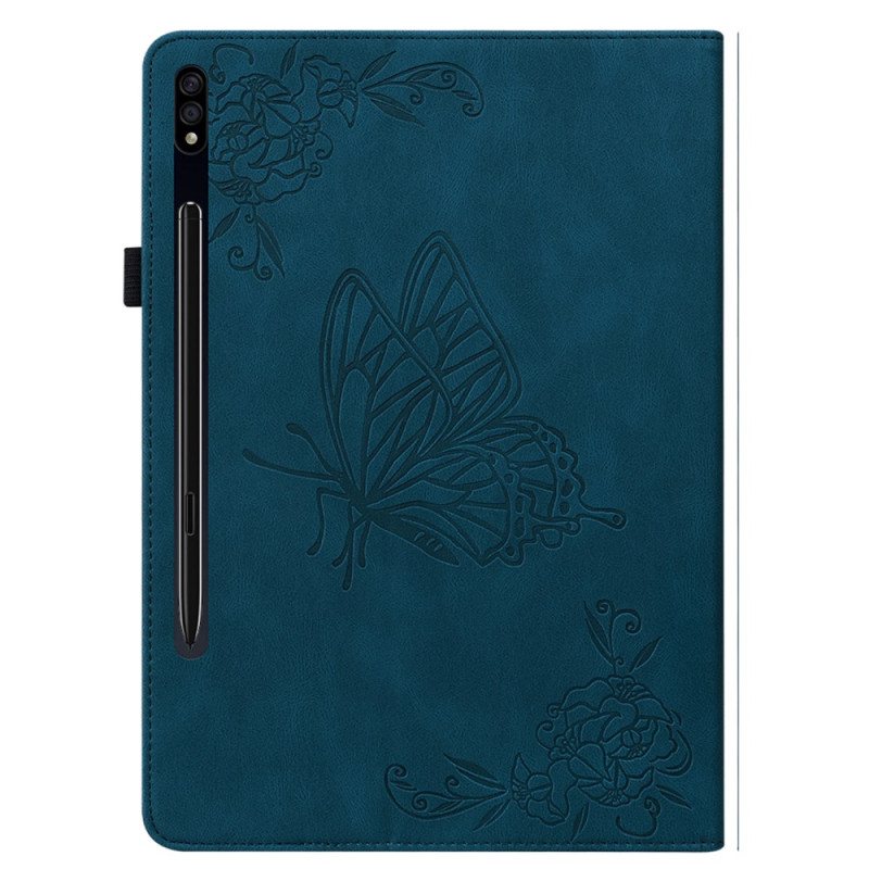 Case Etui Samsung Galaxy Tab S9 Plus Mobildeksel Sommerfugl