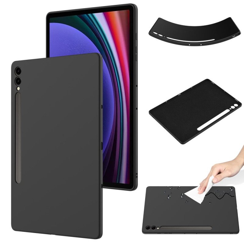 Deksel Samsung Galaxy Tab S9 Plus Flytende Silikon