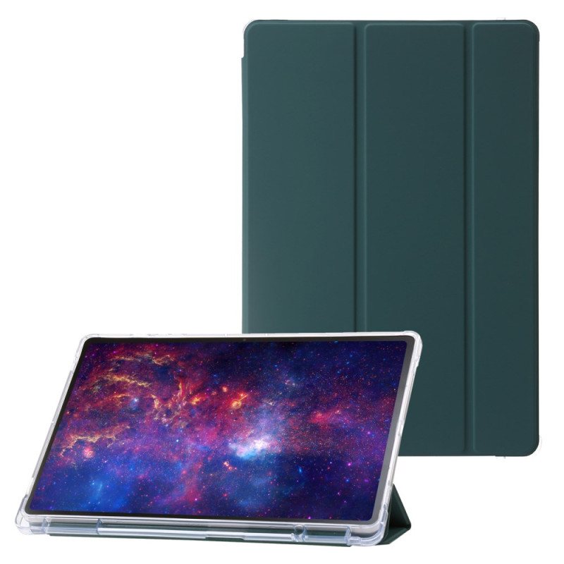 Samsung Galaxy Tab S9 Plus Tri-fold Transparent Bakside