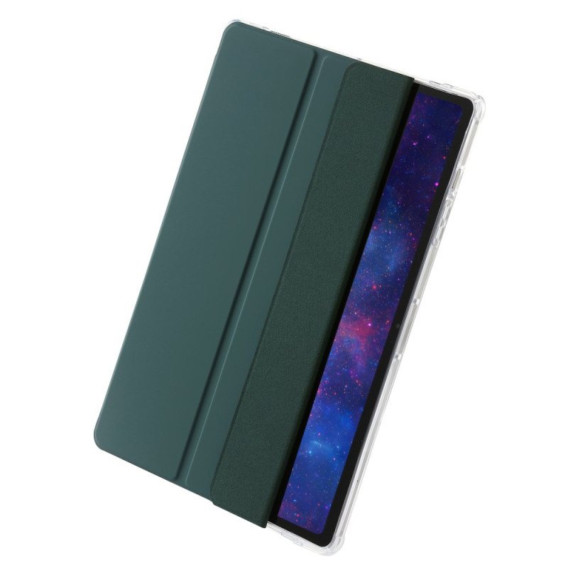 Samsung Galaxy Tab S9 Plus Tri-fold Transparent Bakside