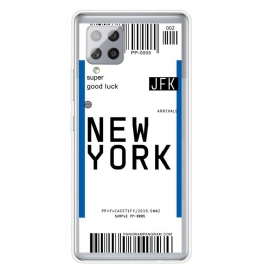 Deksel Til Samsung Galaxy A42 5G Boardingkort Til New York